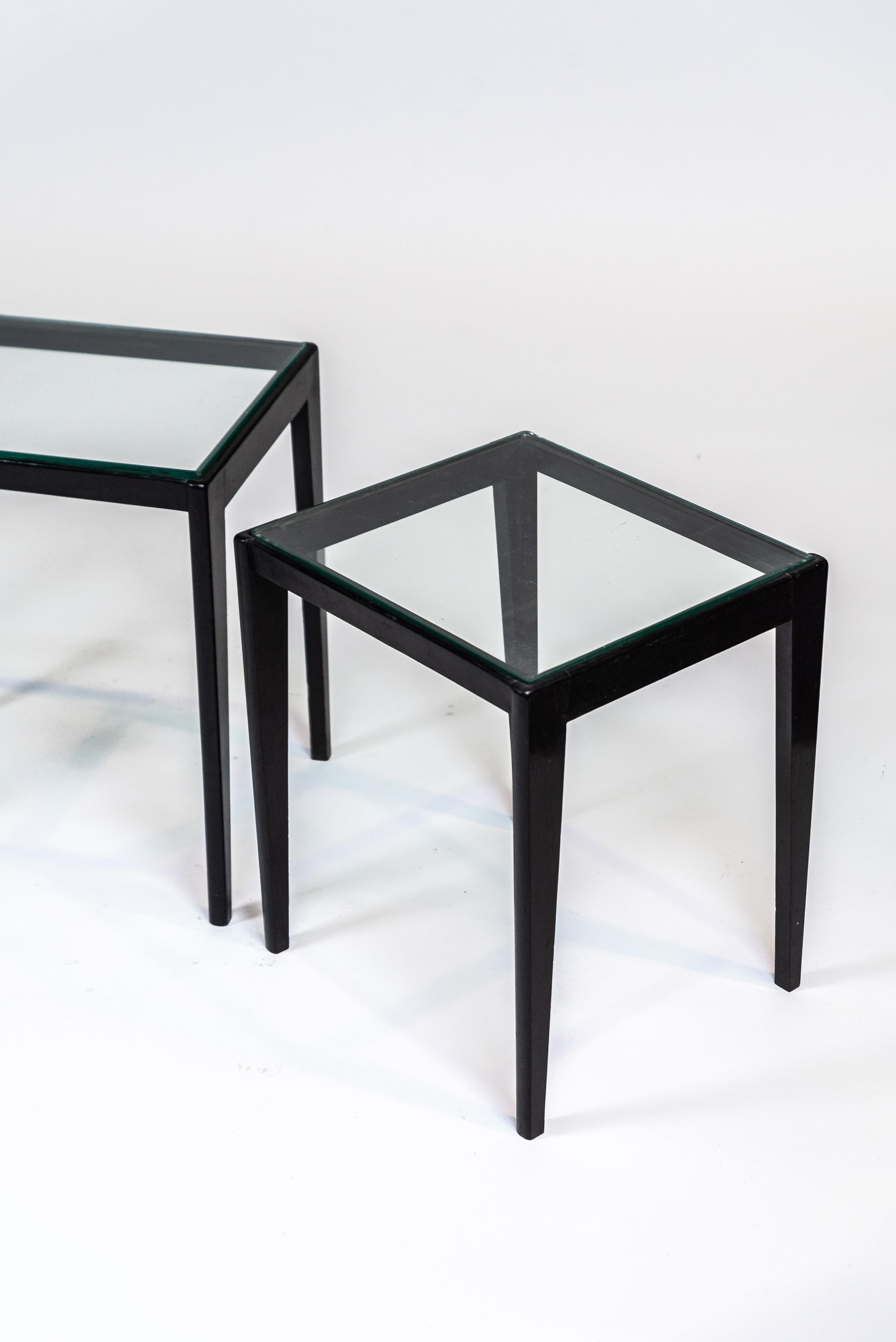 Mid-Century Modern Giuseppe Scapinelli, Nesting Tables, 1960 For Sale