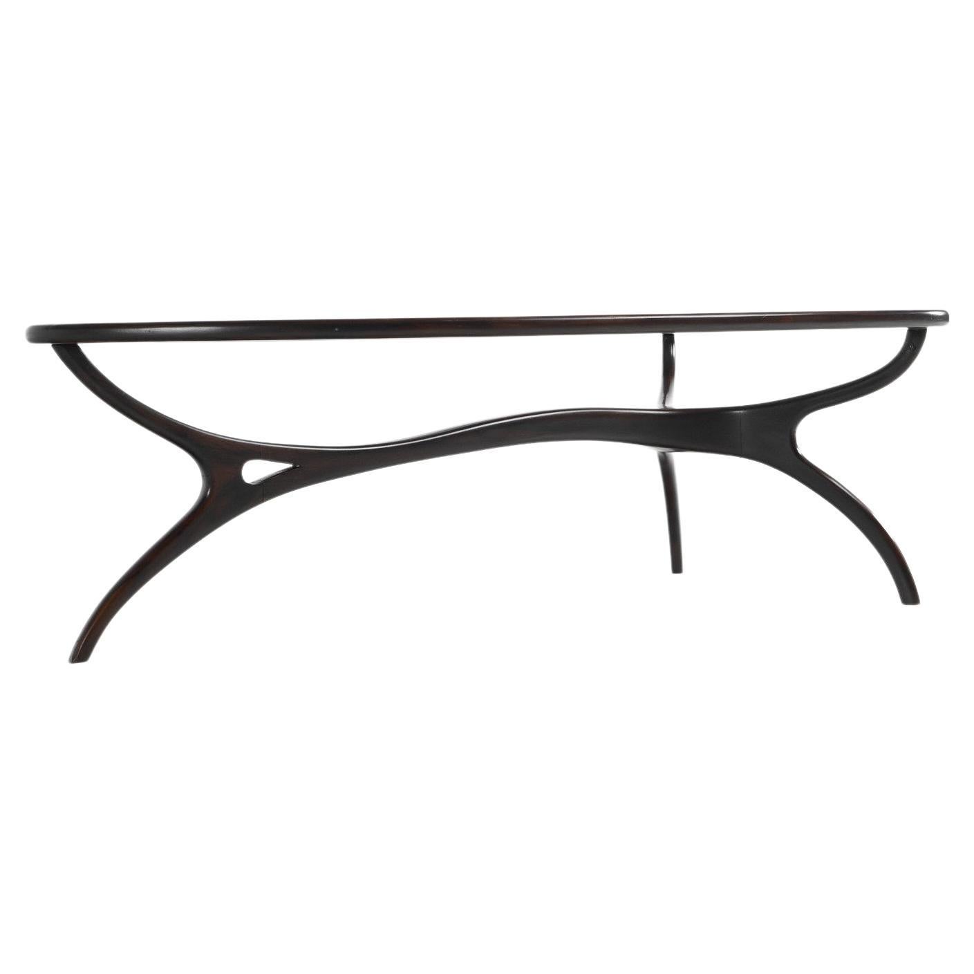 Giuseppe Scapinelli Sculptural Coffee Table Brazil, 1950