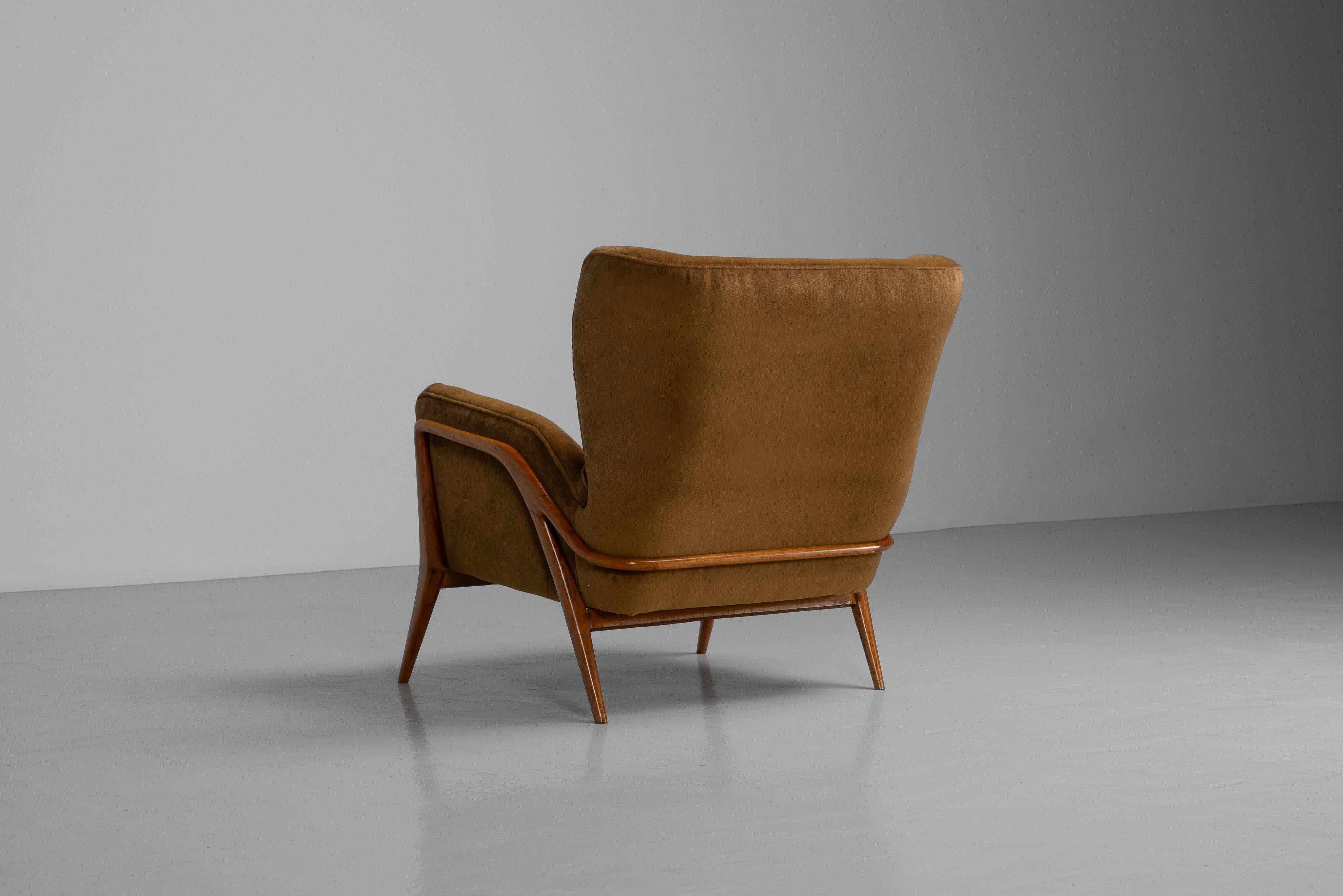 Chaise longue sculpturale Giuseppe Scapinelli Brésil 1950 en vente 3