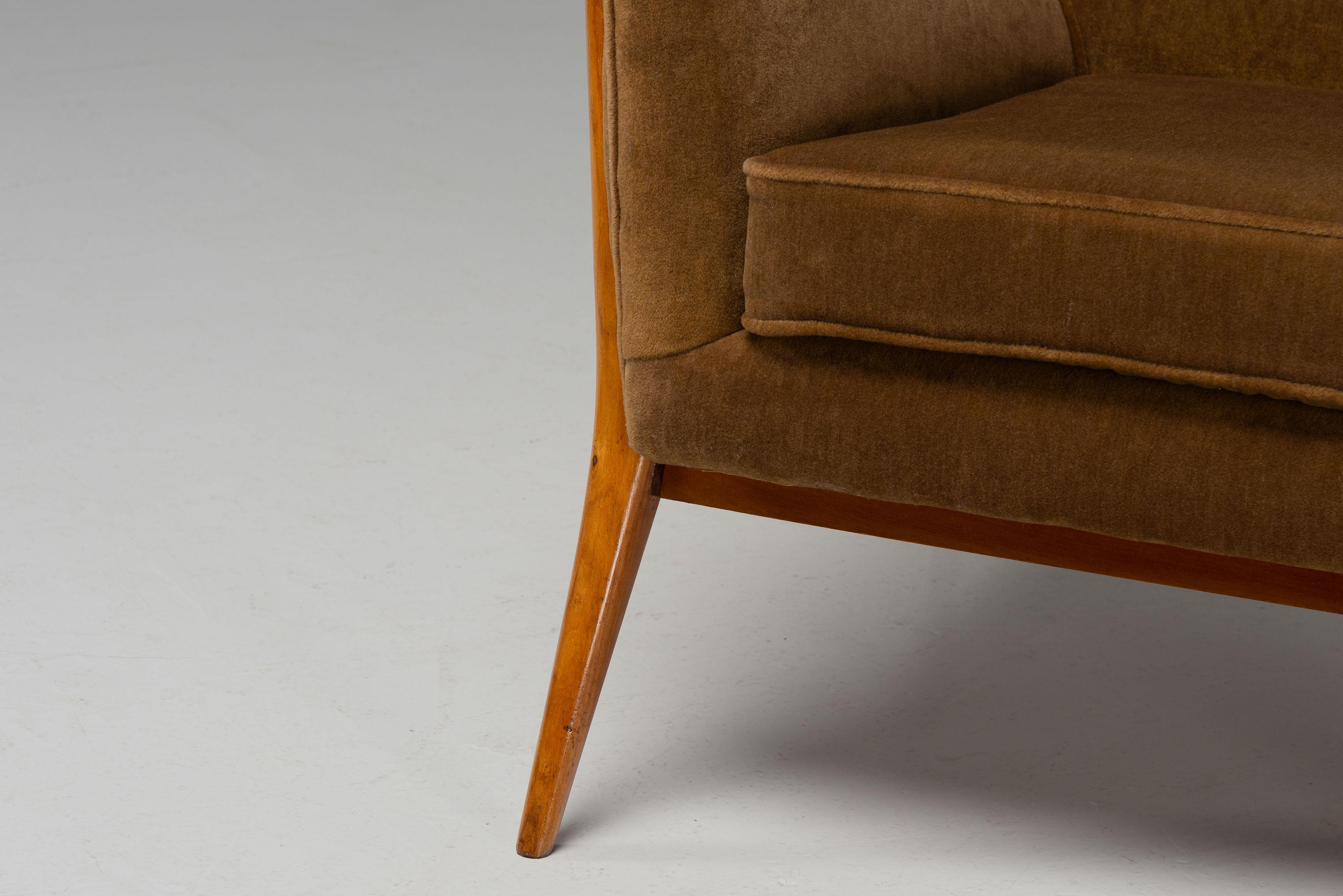 Chaise longue sculpturale Giuseppe Scapinelli Brésil 1950 en vente 5