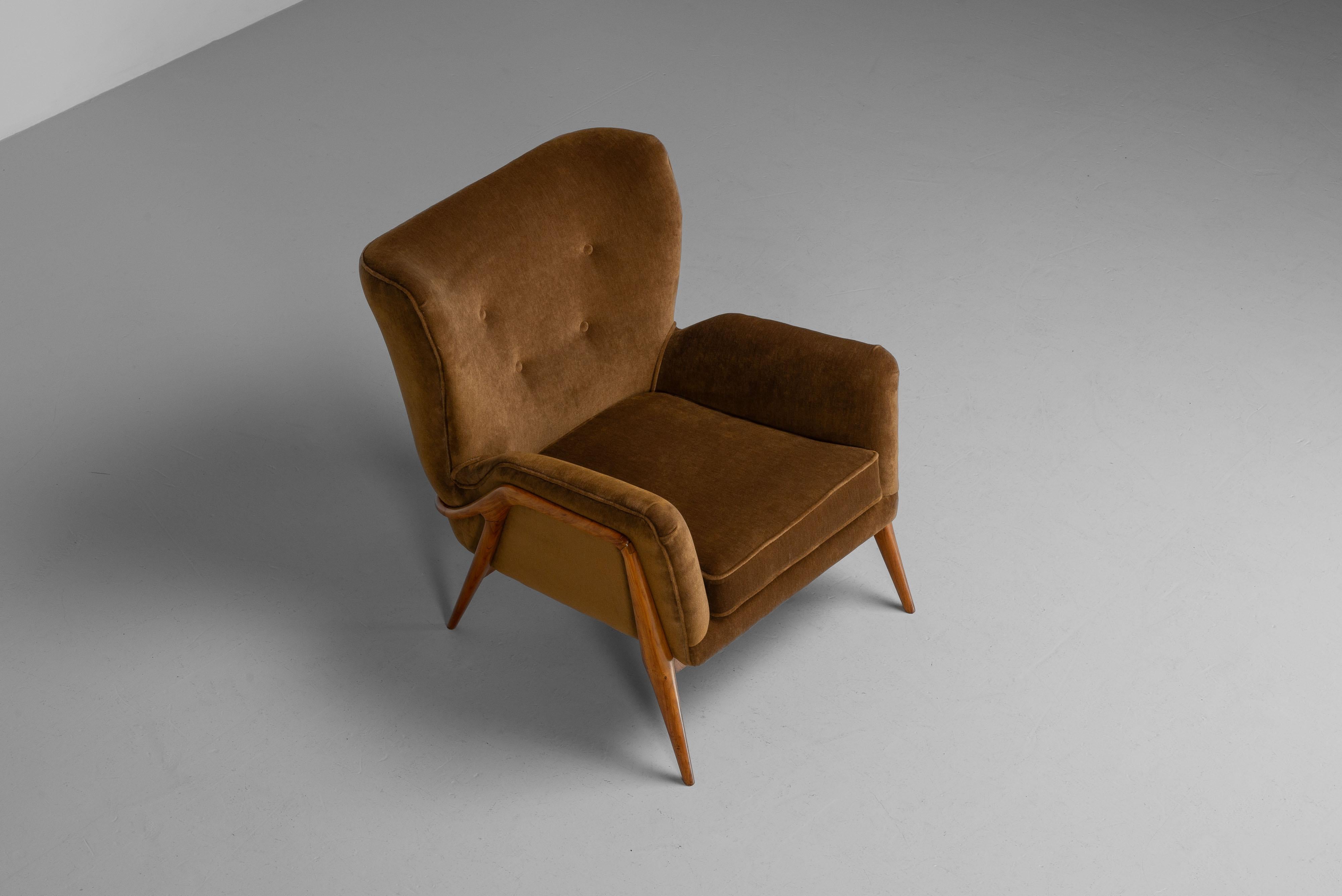 Chaise longue sculpturale Giuseppe Scapinelli Brésil 1950 en vente 7