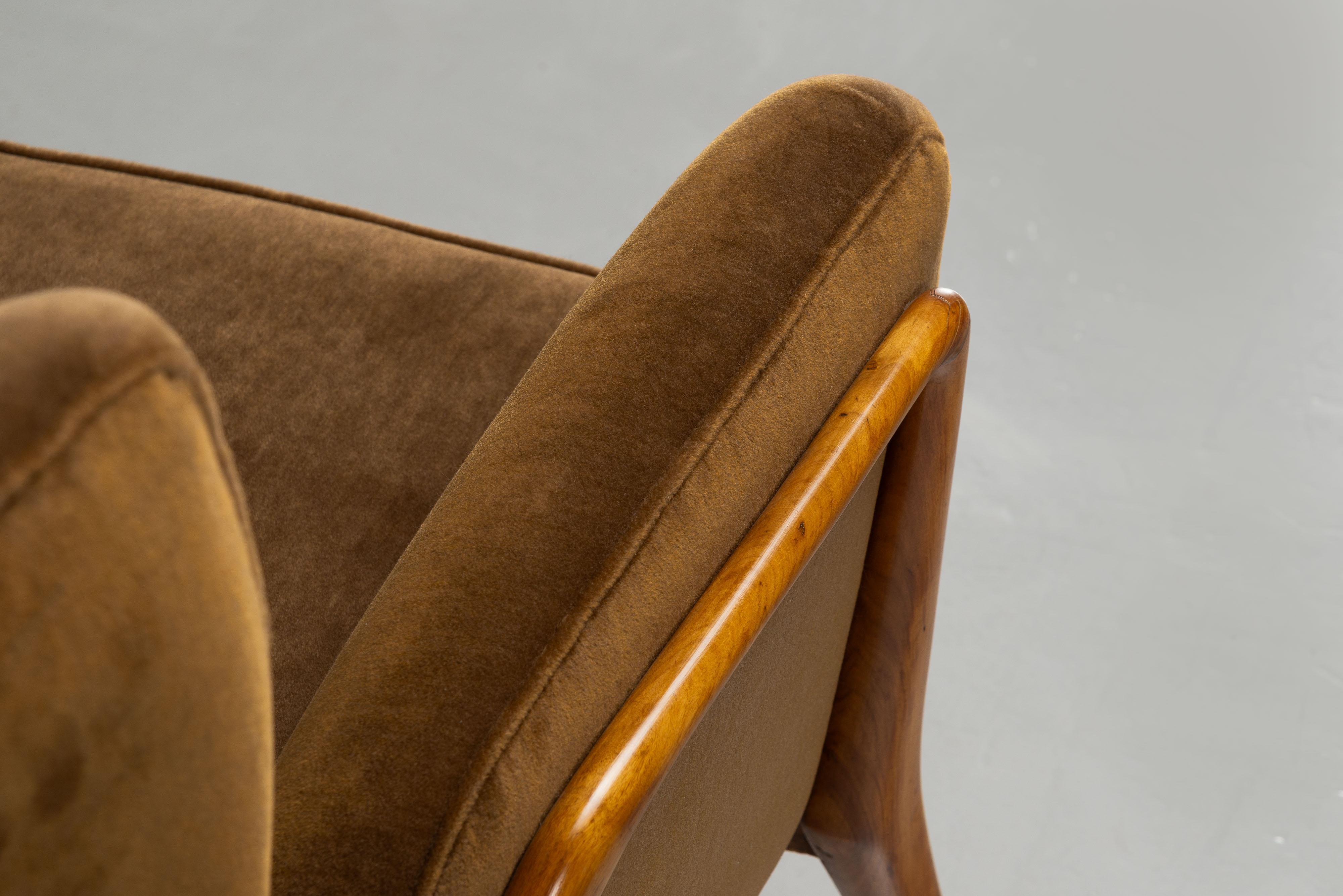 Chaise longue sculpturale Giuseppe Scapinelli Brésil 1950 en vente 11