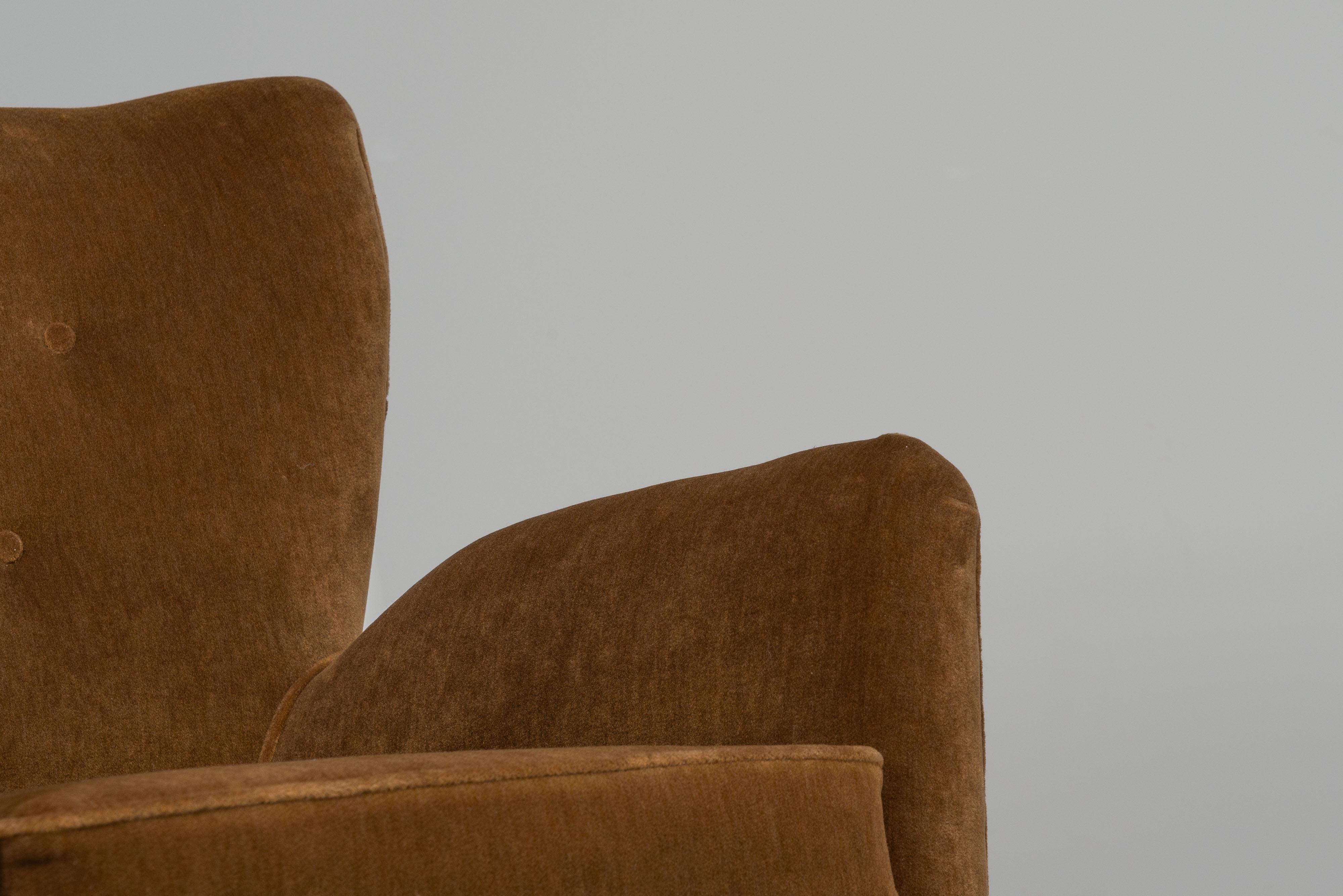 Chaise longue sculpturale Giuseppe Scapinelli Brésil 1950 en vente 1