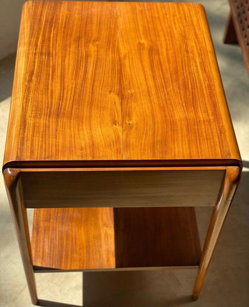 Brazilian Giuseppe Scapinelli. Mid-Century Modern Side Table in Caviúna Wood For Sale