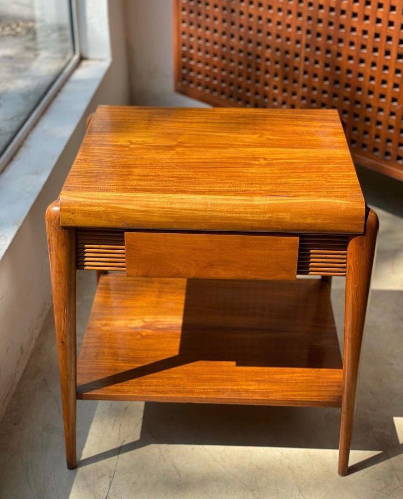 Giuseppe Scapinelli. Mid-Century Modern Side Table in Caviúna Wood For Sale 2