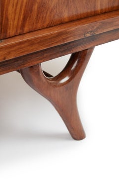 Giuseppe Scapinelli Credenza/Sideboard in Caviuna Wood, Brazil, 1950s