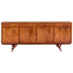 Giuseppe Scapinelli Credenza/Sideboard in Caviuna Wood, Brazil, 1950s