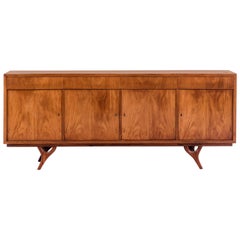 Giuseppe Scapinelli Credenza/Sideboard in Caviuna Wood, Brazil, 1950s