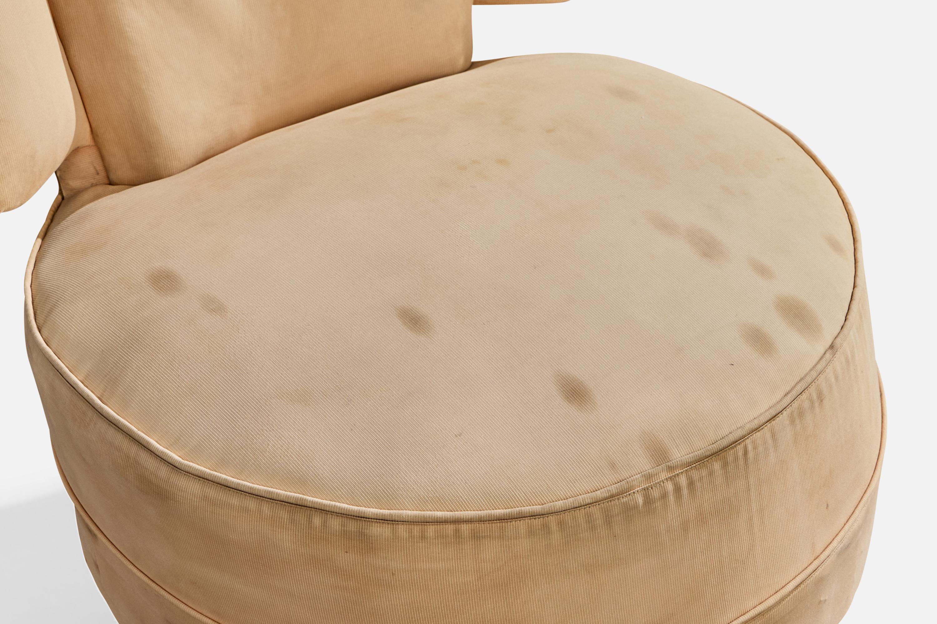 Giuseppe Scapinelli, Sillas Pantuflas, Tela, Madera, Brasil, Años 50 en venta 4