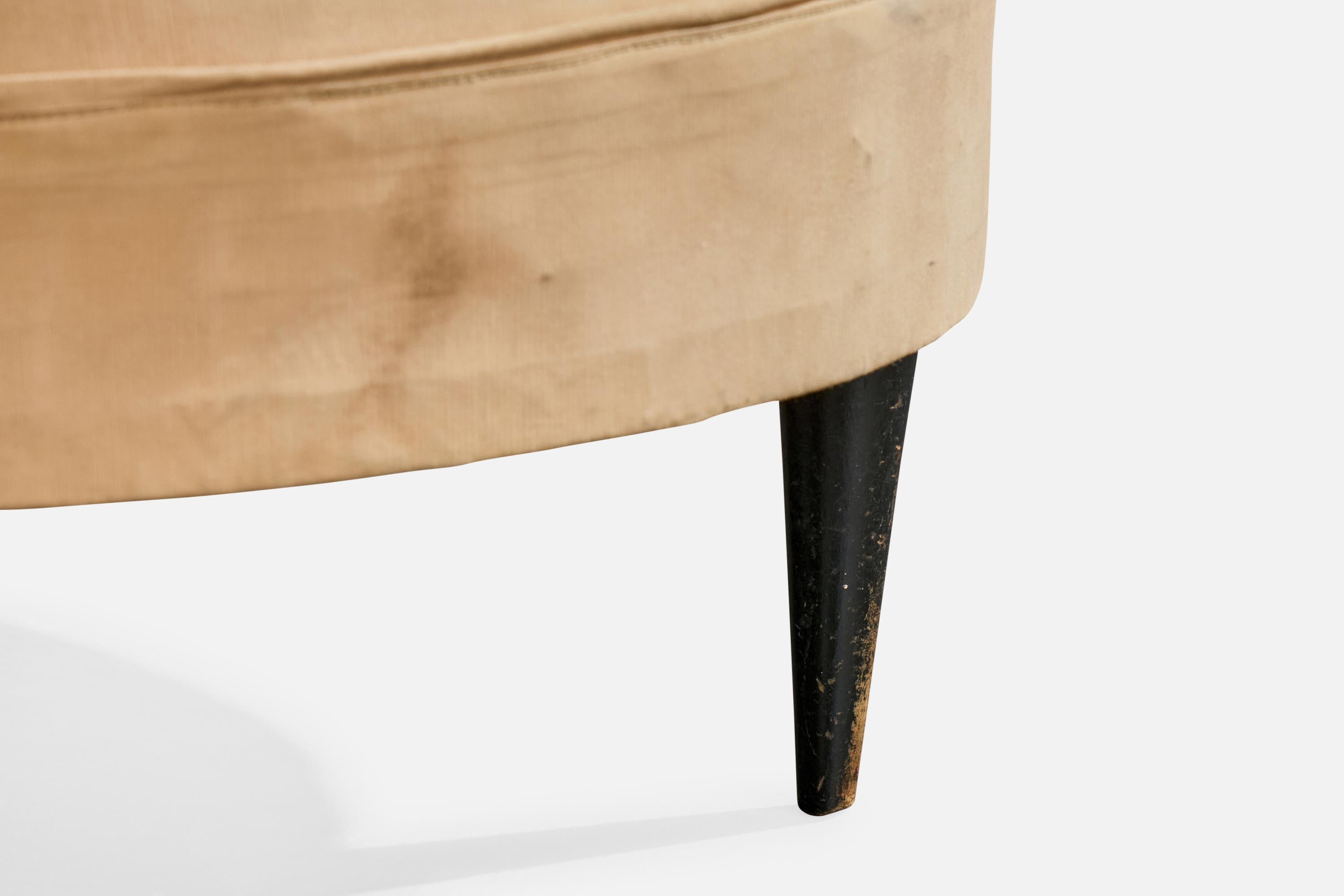 Giuseppe Scapinelli, Sillas Pantuflas, Tela, Madera, Brasil, Años 50 en venta 6