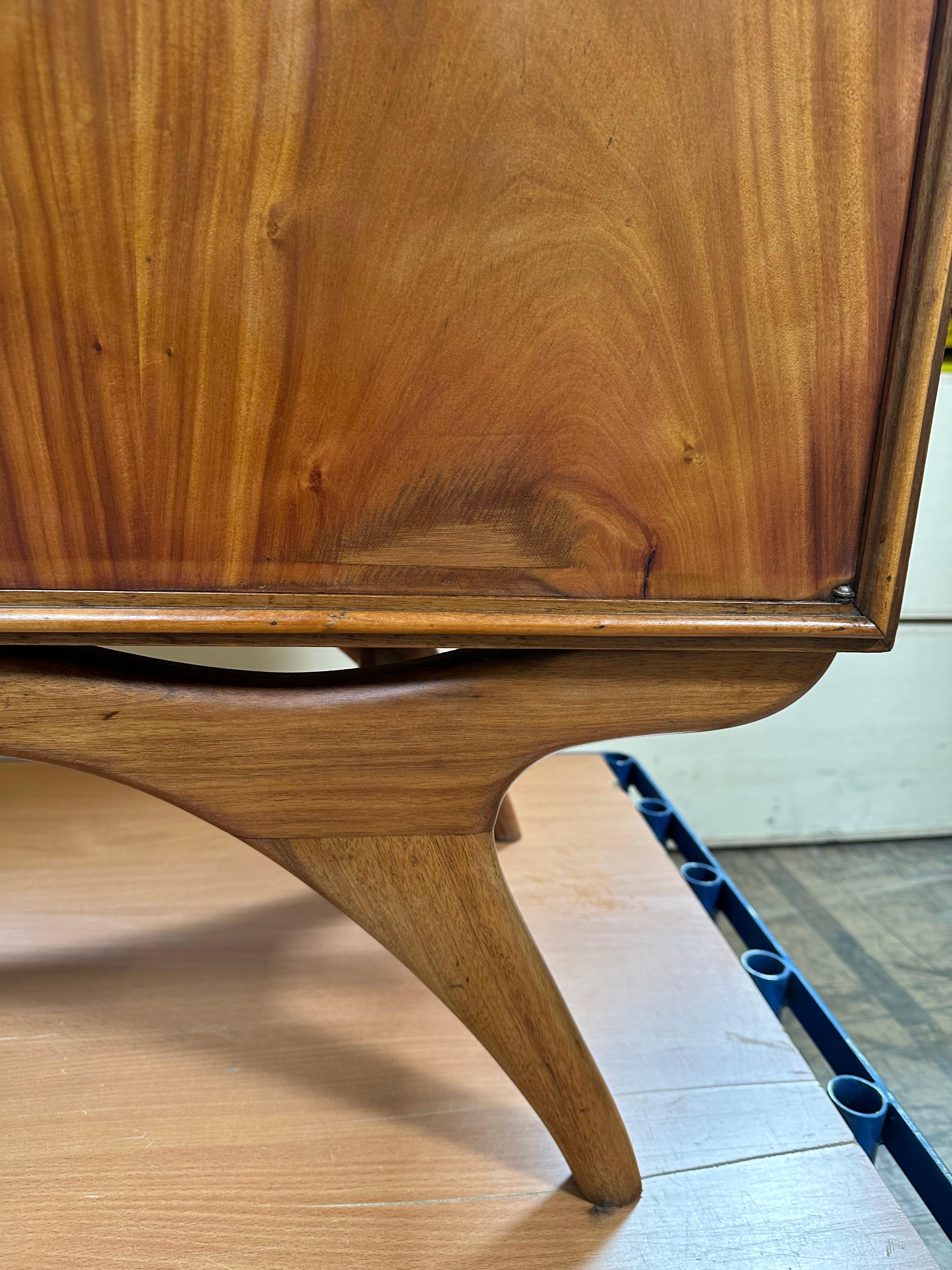 Hand-Crafted Giuseppe Scapinelli (Style). Buffet, c. 1950. Wood For Sale