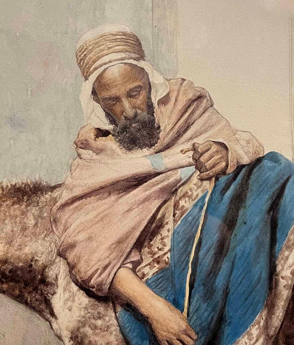 Giuseppe Signorini Orientalistisches Aquarell 