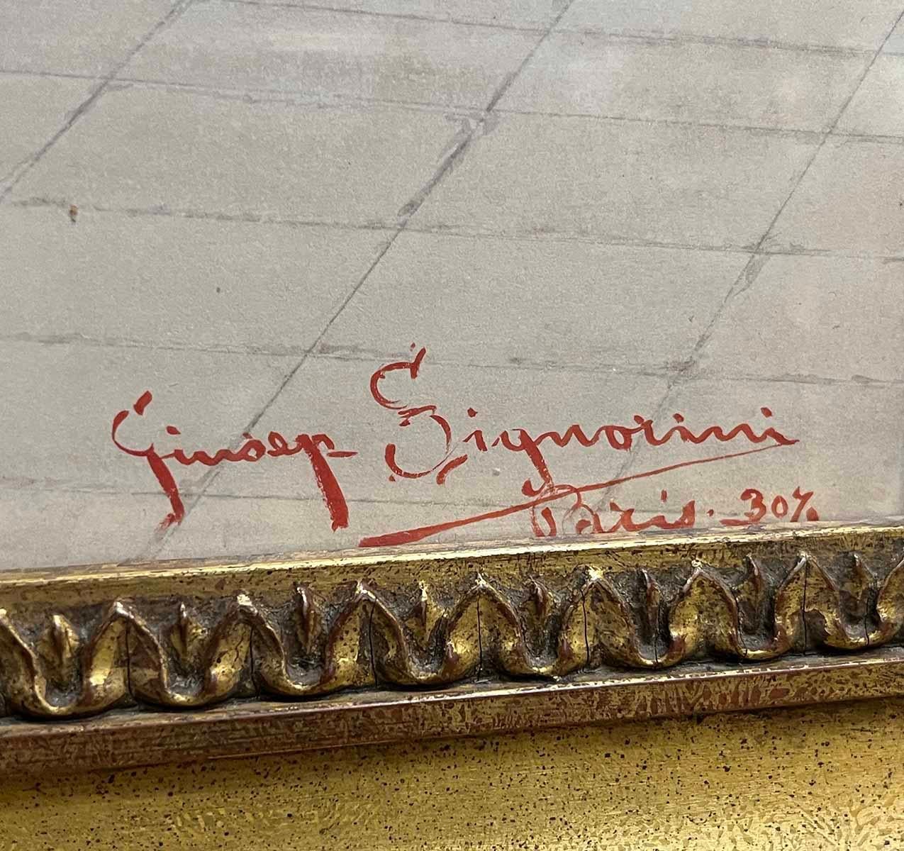 Giuseppe Signorini Orientalistisches Aquarell 