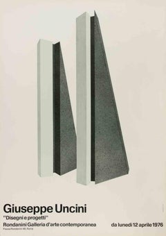 Giuseppe Uncini - Disegni e progetti - Stampa offset - 1976