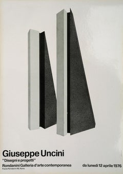 Giuseppe Uncini - Drawings and Projects - Offset Print - 1976