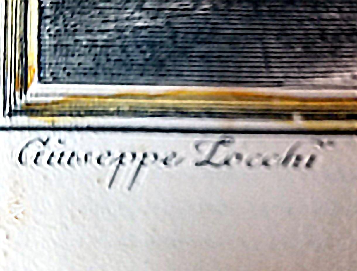Gravur aus dem 18. Jahrhundert von Giuseppe Locchi und Giuseppe Vasi Veduta degli ufizj 2