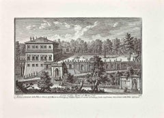 Casino di Villa Mattei - Etching by Giuseppe Vasi - Late 18th century
