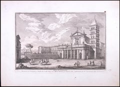 Chiesa di S. Grisogono - Etching by Giuseppe Vasi - 18th Century