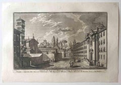 Chiesa di S.Niccolo de' Perfetti - Etching by G. Vasi - Late 18th century
