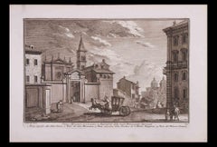 Chiesa e Monastero di S. Lorenzo – Radierung von Giuseppe Vasi – Ende 18. Jahrhundert