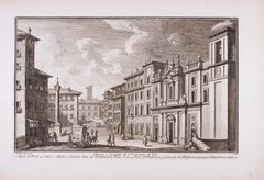 Chiesa e Spedale di S.Giovanni di Dio - Etching by G. Vasi - Late 18th century