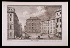 Collegio Clementino – Radierung von Giuseppe Vasi – Ende des 18. Jahrhunderts