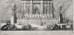 Fabricazione della Triaca - Original Etching by Giuseppe Vasi - 1773