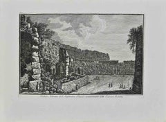 Flavio Amphitheatre - Etching by Giuseppe Vasi - 18th century