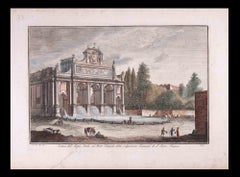 Fontana dell'Acque Paola - Etching by Giuseppe Vasi - Late 18th Century