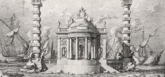 Il tempio di Nettuno - Etching by Giuseppe Vasi - 1760