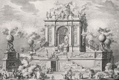 Magnifico Arco con il Simulacro di Ercole Tebano – von Giuseppe Vasi – 1767
