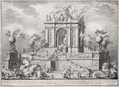 Magnifico Arco con il Simulacro di Ercole Tebano - by Giuseppe Vasi - 1767