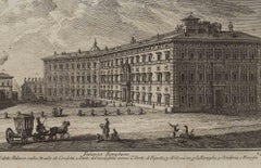 Palazzo Borghese - Etching by Giuseppe Vasi - 1747