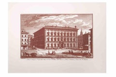Palazzo Madama - Etching by Giuseppe Vasi - Late 18th Century