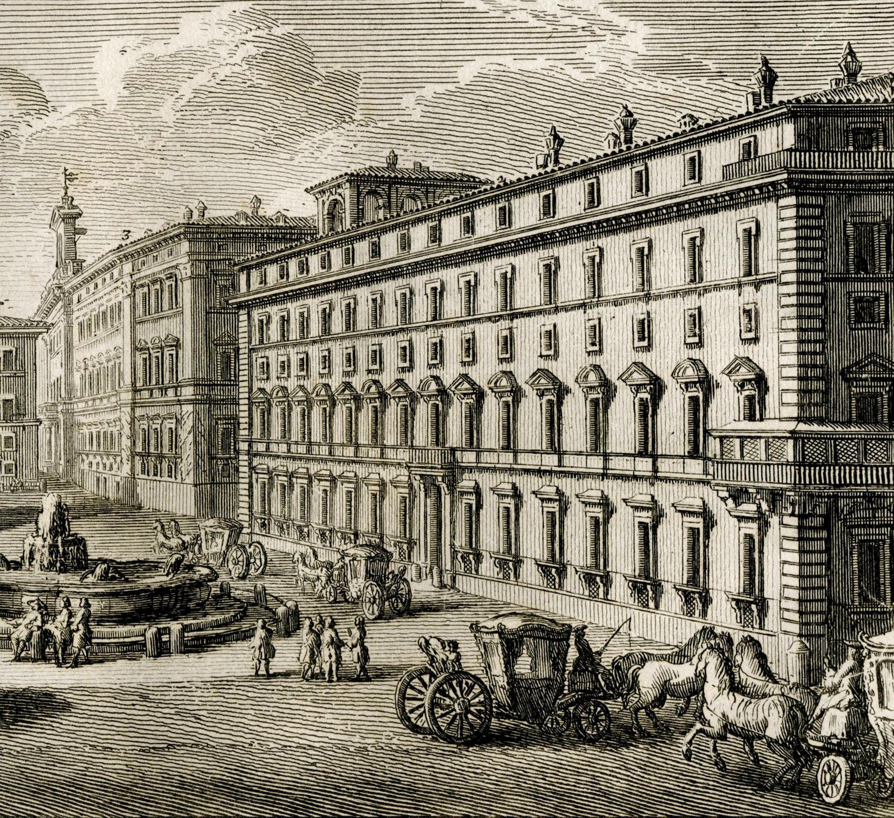 Plaza Colona - Print Antiguos maestros de Giuseppe Vasi