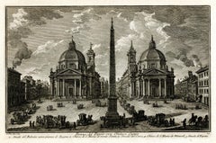 Piazza del Popolo con Obelisco Egizio
