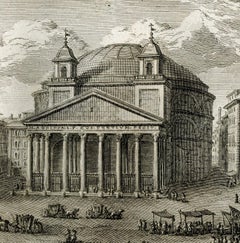 Piazza della Rotunda (The Pantheon in the center background))