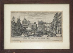 Spiaggia detta La Regola - Acquaforte di Giuseppe Vasi - 1747