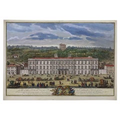 Used Giuseppe Vasi Neoclassical Rome View Palazzo Corsini 1751 Grand Tour Etching