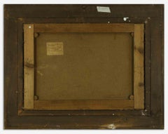 Promenade dans S. Rossore -  Peinture originale de Giuseppe Viviani - 1929