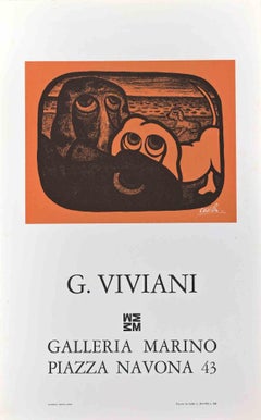 Ausstellungsplakat Giuseppe Viviani - Offsetdruck nach Giuseppe Viviani - 1970