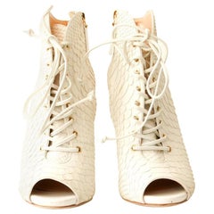 Giuseppe White Booties 