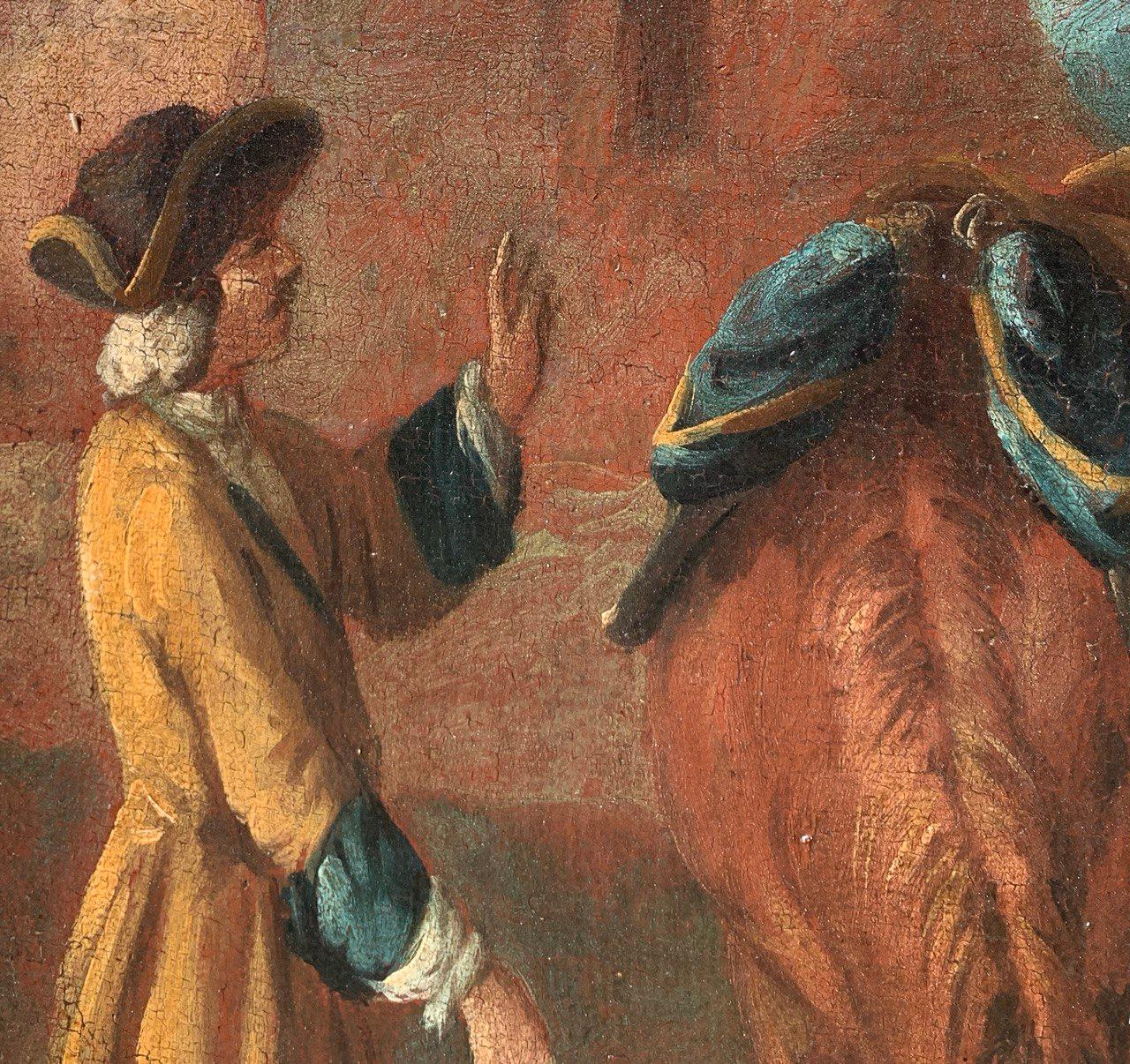 Giuseppe Zais (maître vénitien) - Peinture de paysage du XVIIIe siècle - Chevaliers en vente 6