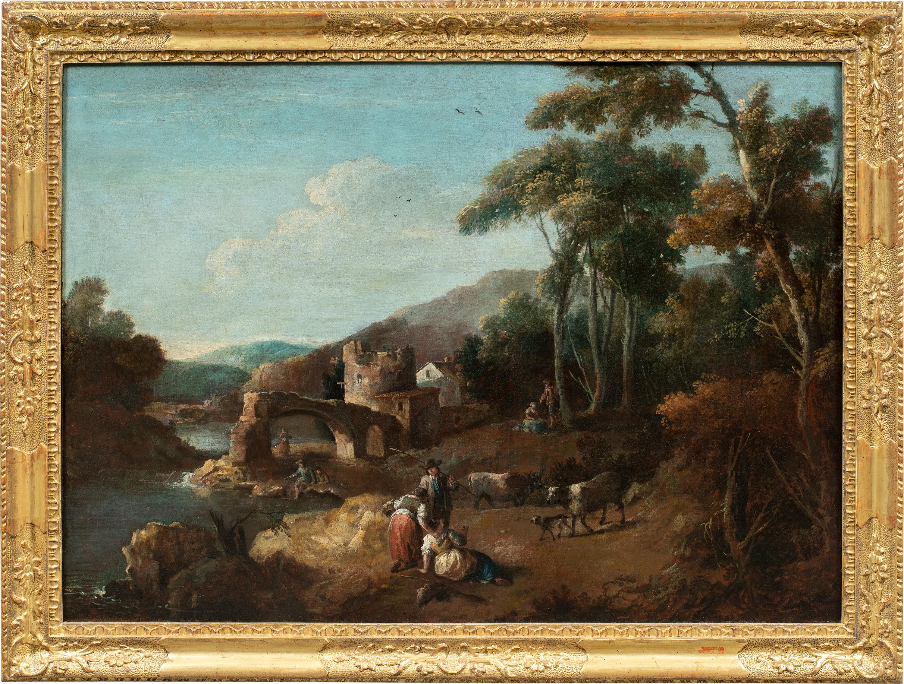 Giuseppe Zais (Venetian master) - 18th century landscape painting - Landscape