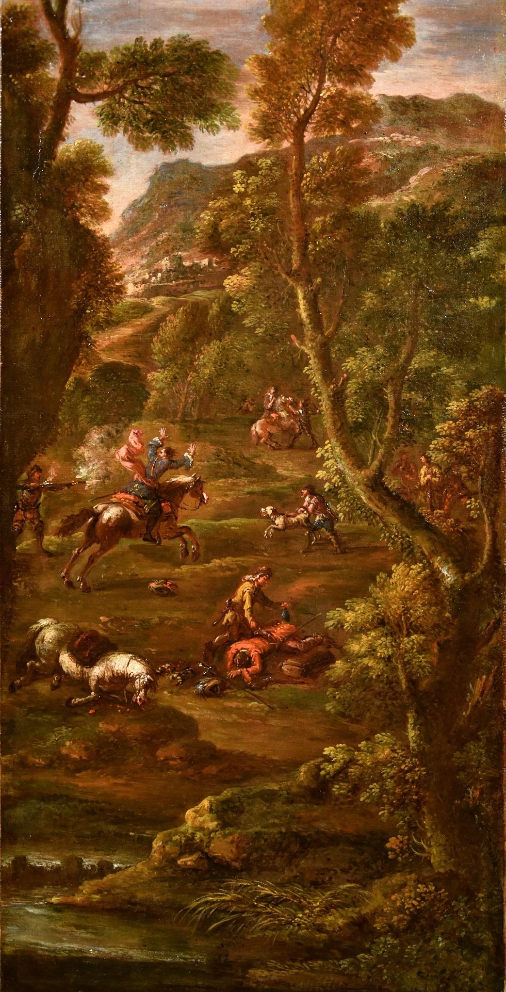 Zais Landschaft, Paares Gemälde, Öl auf Leinwand, Alter Meister, 18. Jahrhundert, Italien, Venedig im Angebot 10
