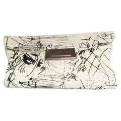 Giuseppe Zanotti, black and white clutch