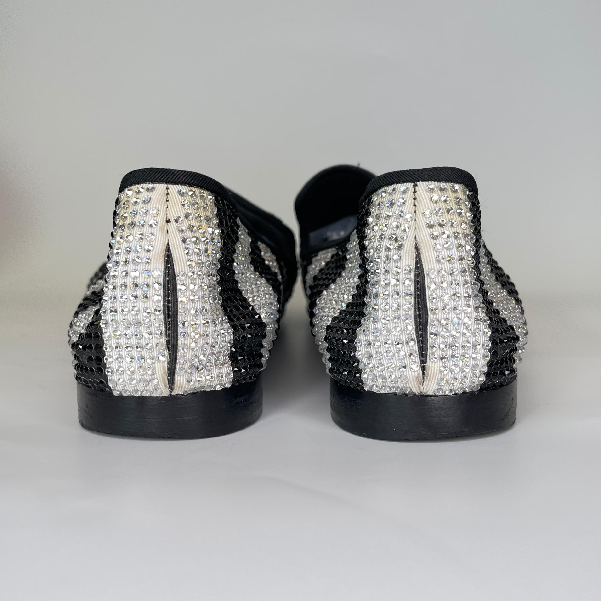 crystal loafers