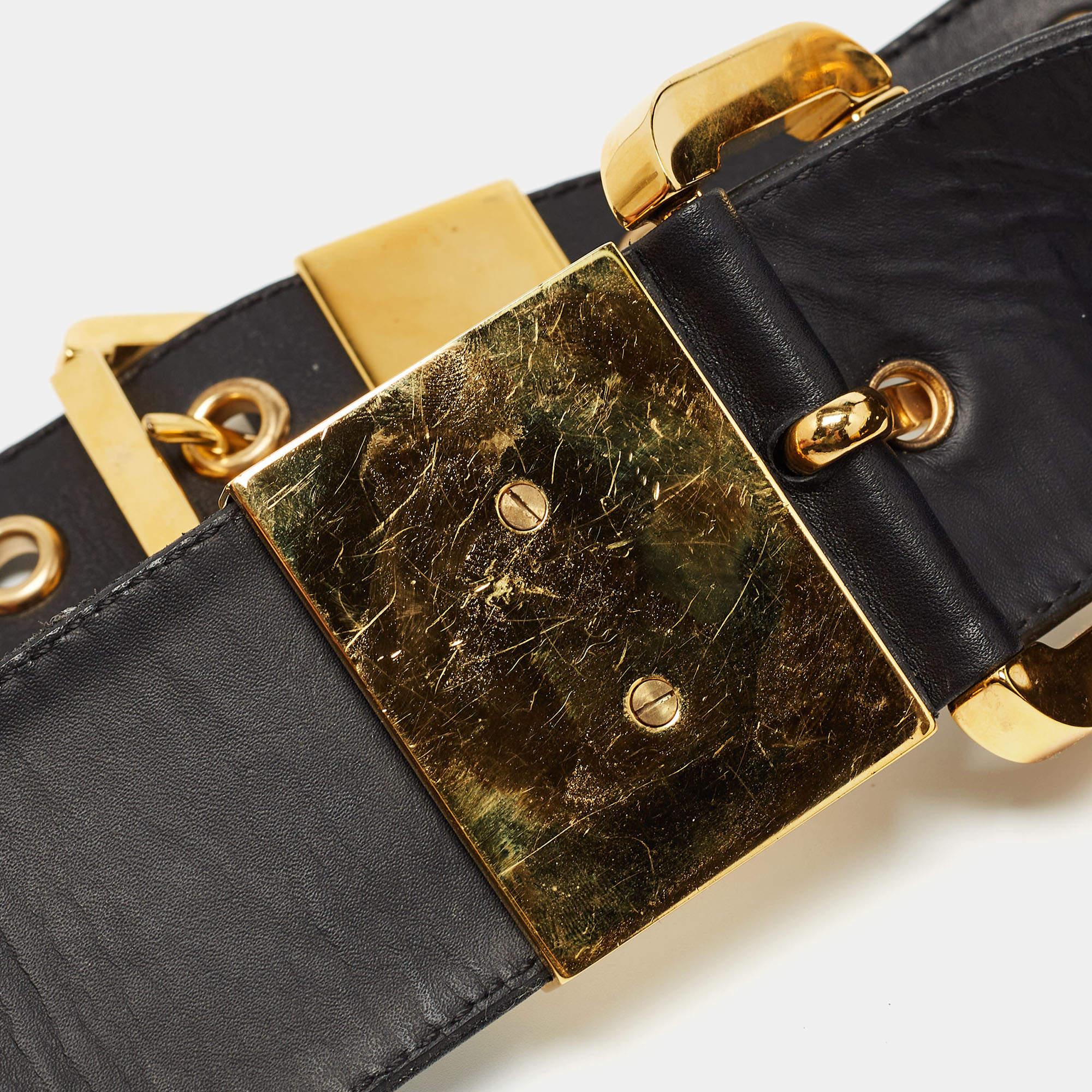 Women's Giuseppe Zanotti Black Leather Body Harness Belt For Sale
