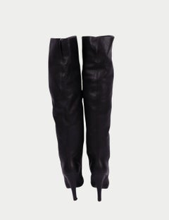 Giuseppe Zanotti Black Leather Knee-high Boots - EU 38.5