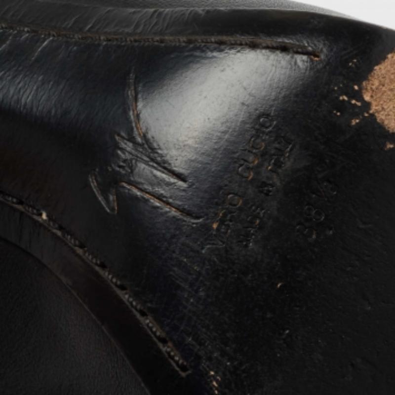 Giuseppe Zanotti Black Leather Studded Fringe Pumps Size 38.5 For Sale 4